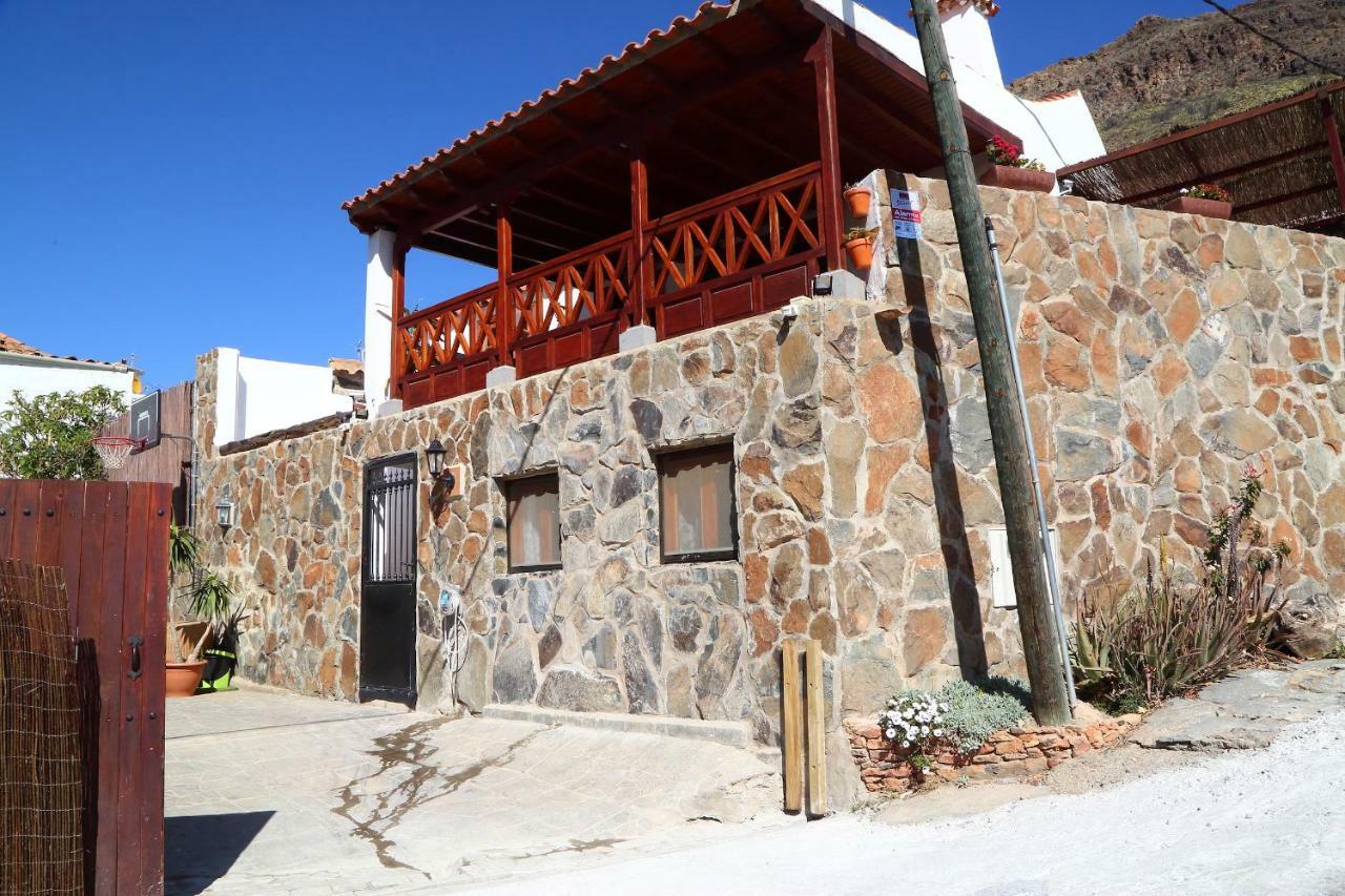 فيلا Casa Agustin Pool 27 ºc Fátaga المظهر الخارجي الصورة